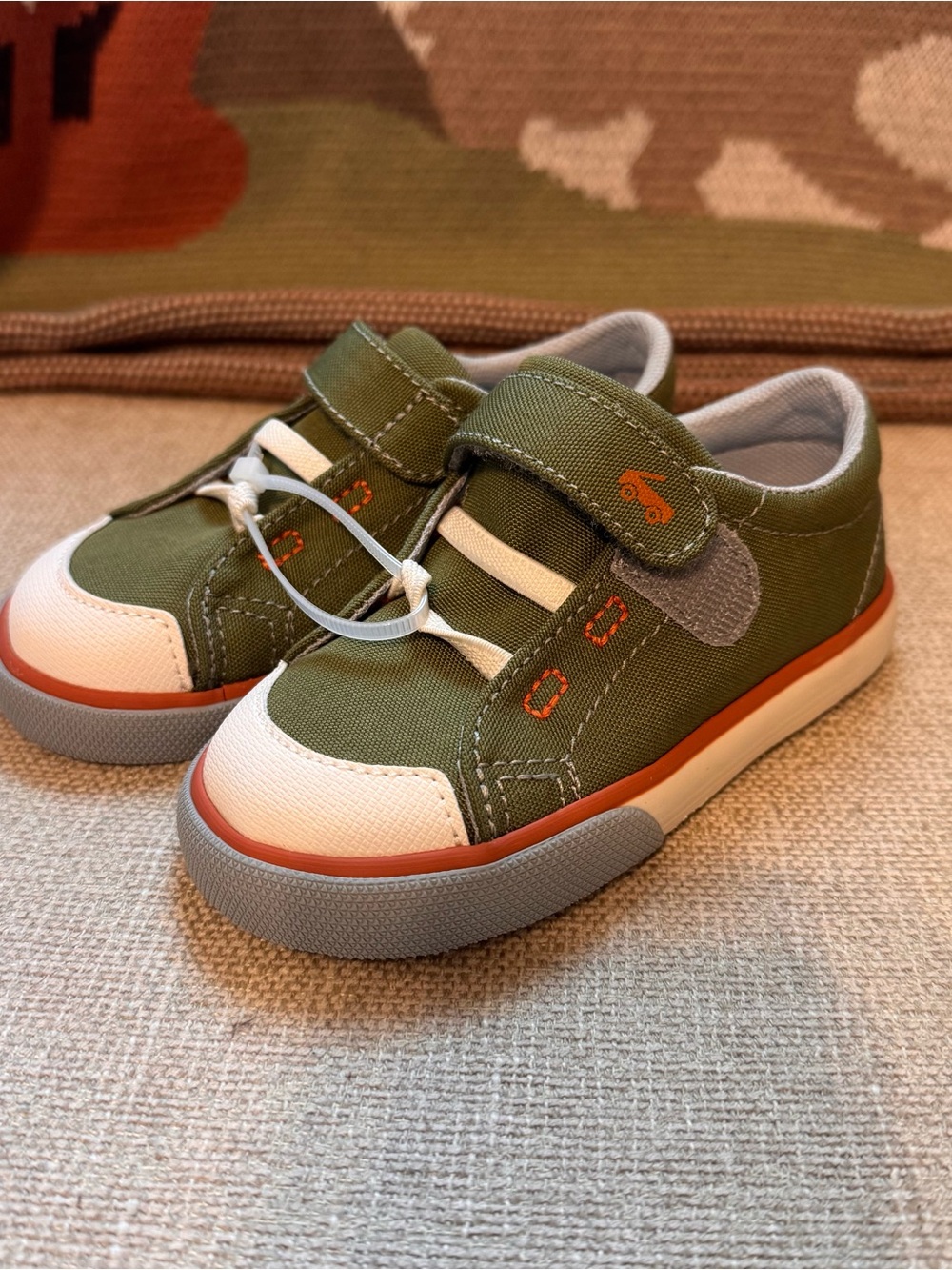 See Kai Run Sneaker in Olive Green
